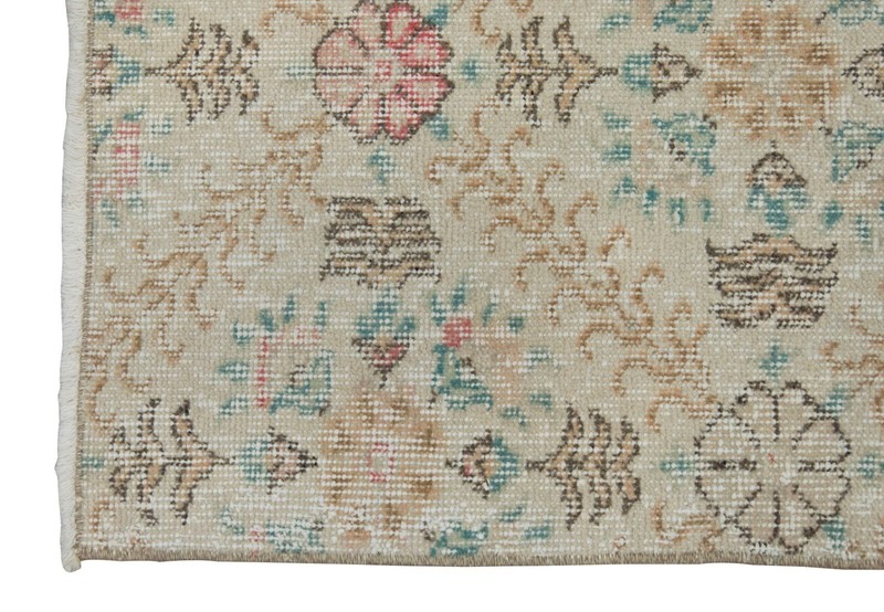 Small Rug, Vintage Rug, Turkish Rug, Area Rug, Oushak Rug,2 x 3'9" feet gallery