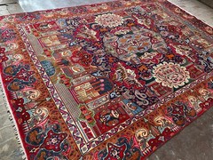 285 X 390 cm COLLECTORS’ ITEM Stunning Vintage Oriental Kashmar Floral Carpet