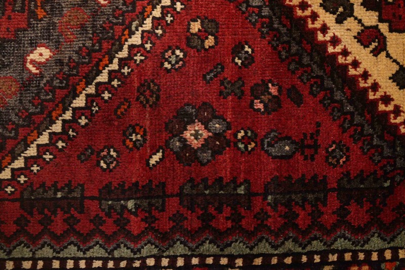 3'1" x 9'10" Vintage Hand-knotted Runner Rug Traditional Oriental Wool Carpet gallery