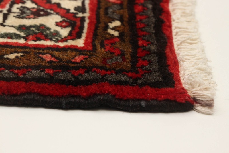 3'5" x 10'2" Vintage Hand-knotted Runner Rug Traditional Oriental Wool Carpet gallery
