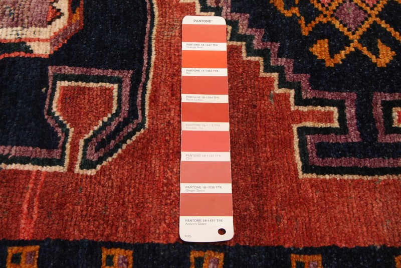 Vintage 3'7" x 6'10" Traditional Hand Knotted Vegetable Dye Wool Area Rug gallery