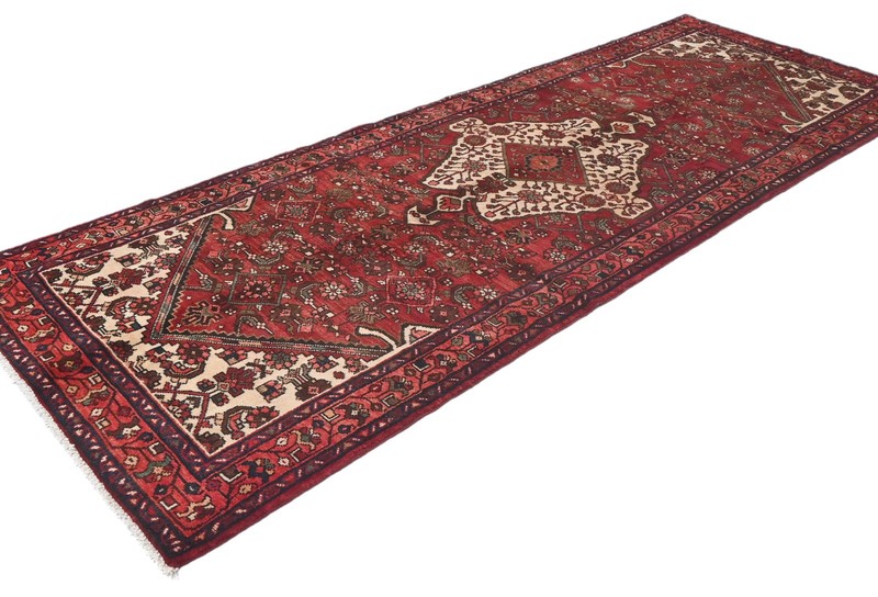 Handmade Vintage Oriental Runner Rug Tribal Design Hallway Carpet 3'6X9'7 ft gallery