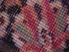 ORIENTAL RUG, RED WITH FLOWERS, 26" by 50", Vintage 1940s gallery