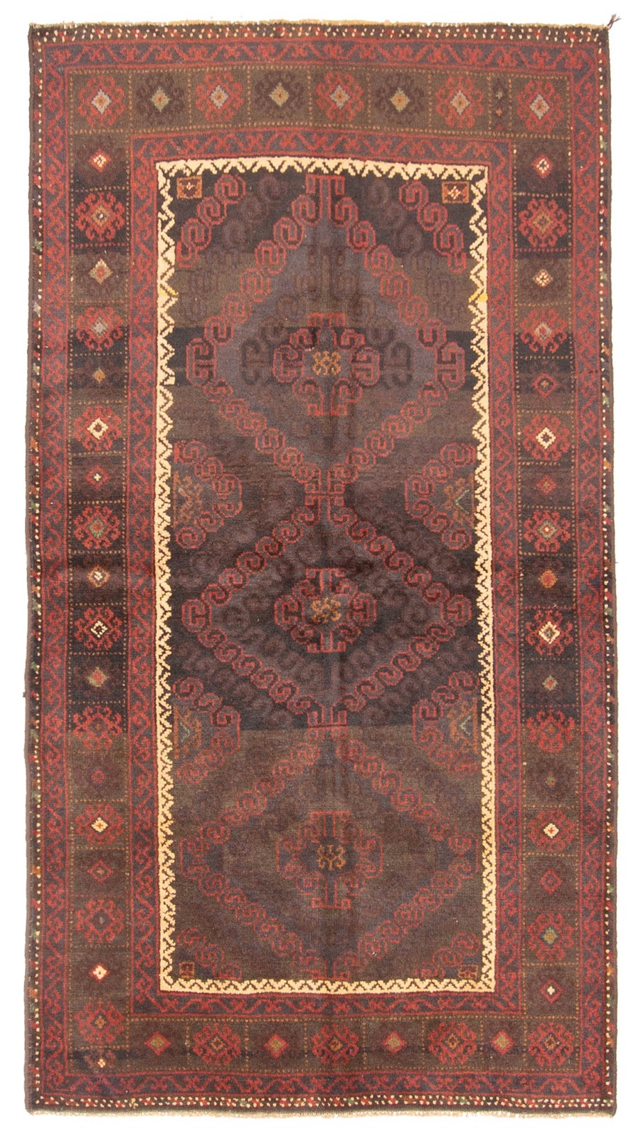 Traditional Vintage Hand-Knotted Area Rug 3'4" x 6'1" Oriental Wool Carpet gallery