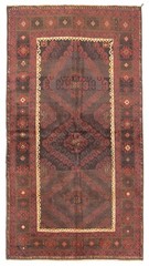 Traditional Vintage Hand-Knotted Area Rug 3’4″ x 6’1″ Oriental Wool Carpet