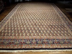 Fine Kirman Carpet 12 ft X 16 ft, One Of The Kind