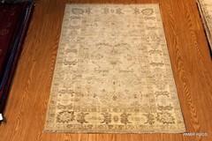 _HAND-MADE_3′ X 6′ Top Quality RUG Beige Ivory VEGGIE Dyed Rug Soft/Muted Color