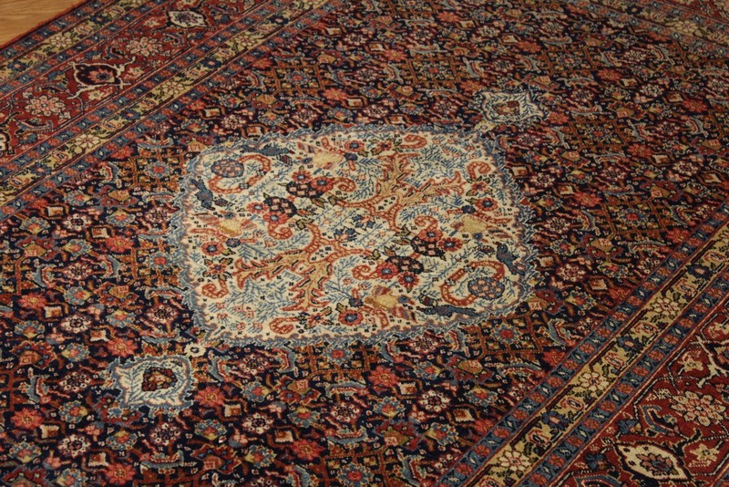 6'2" X 4'7" Late 19th Century Handmade Bidjar rug, Tribal authentic Natural Wool gallery