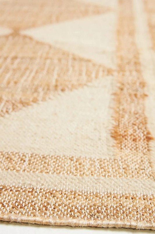 Hand Woven Hemp Rug Dhurrie, Natural Jute Hemp Hand Braided Rug, Hemp Jute Rug gallery