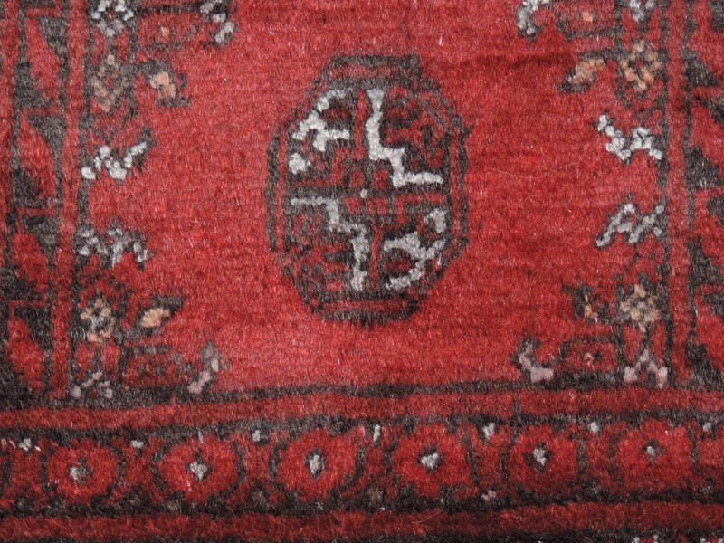 3x2ft. Handmade Bokharra Wool Rug gallery
