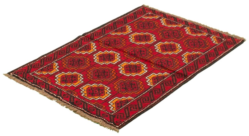Vintage Traditional Hand-Knotted Area Rug 3'6" x 5'4" Oriental Wool Carpet gallery