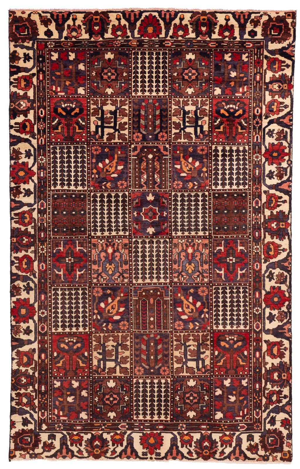 Vintage 6'0" x 9'7" Traditional Hand Knotted Vegetable Dye Wool Area Rug gallery