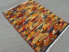 Afghan Flatweave Kilim Rug 2’5 x 3’0 – New 2025 Tribal Wool Accent Rug