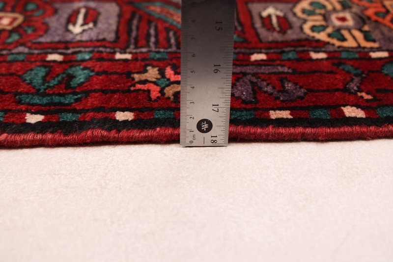 Traditional Vintage Hand-Knotted Carpet 4'4" x 9'3" Wool Area Rug gallery