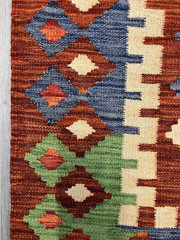 Vintage Kilim Traditional Hand Made Oriental Wool Kilim 5ftx3.2ft 151cmx100cm gallery