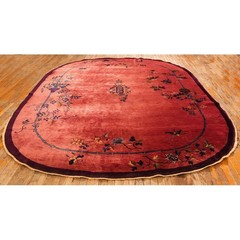 9X12 Antique Chinese Art Deco Wool Area Rug 1920