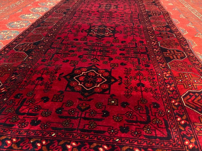 80 X 200 CM Stunning Natural Vegetable Dye Beljik Buhara Turkoman Hallway Runner gallery
