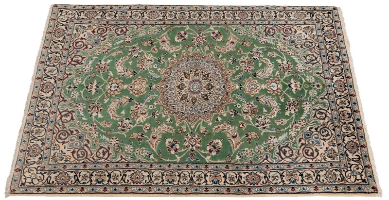 Nain 9la 165x108 cm Hand Knotted Persian Wool Oriental Rug Carpet gallery