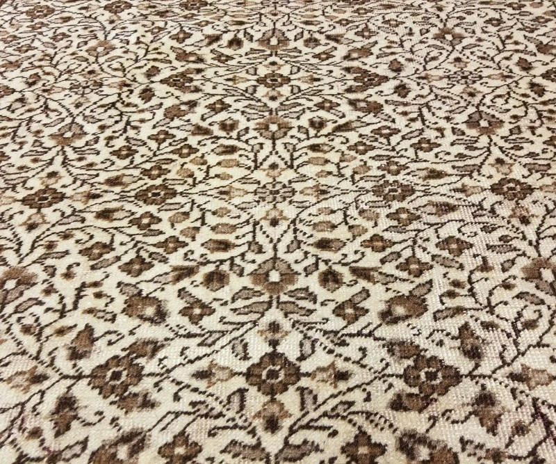 Exclusive Ca1900-1939s Antique Turkish Wool Pile Hereke Rug 8x12ft gallery