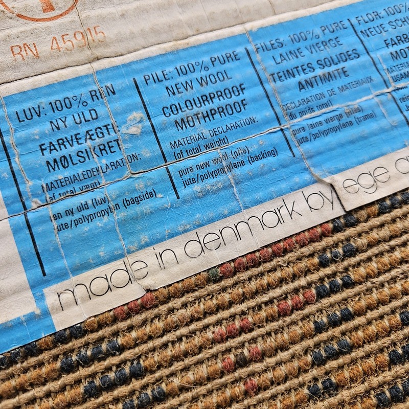 Ege Art Country Vintage Area Rug Axminster RYA All Wool Made In Denmark gallery