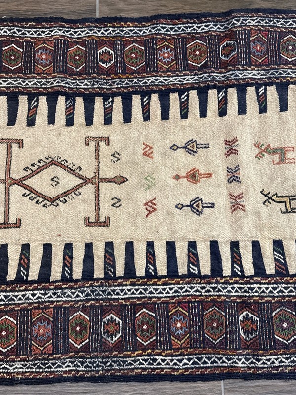 Vintage Oushak Kilim Rug Anatolion Kilim Area Rug Wool Kilim Rug gallery