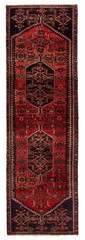 2’11” x 9’3″ Vintage Hand-knotted Runner Rug Traditional Oriental Wool Carpet