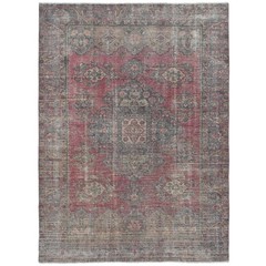 6’7″ x 9’3″ Solenne East Vintage Hand-Knotted Wool Area Rug