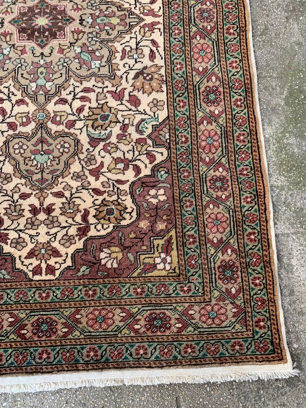 4' X 6'2'' Vintage Carpet Natural Village Rug Handmade Rug.SKU:K1701 gallery
