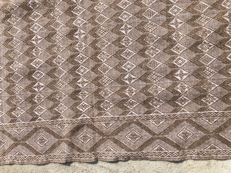 Vintage Handmade Beautiful Multicolor Kilim Rug Carpet 201x158 cm gallery