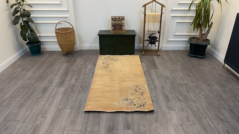 Handmade Area Rug, Oriental Rug, Antique Rug, Wool Area Rug, Area Rug, 3x6.3 ft gallery