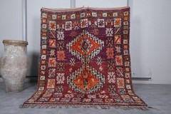 Boujaad Moroccan Rug – 5.8 x 7.9 ft | Rich Vintage Pattern