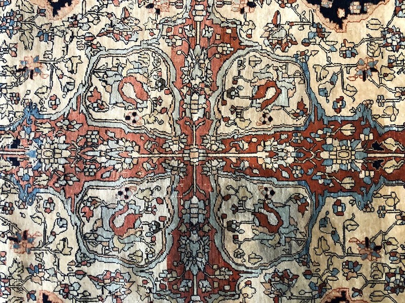 A 19th Century Classic Mohtashem Keshan Rug gallery