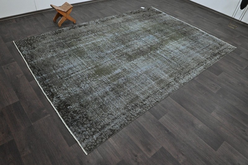 Oushak Turkish Vintage Rug 7x10 Kilim Rug Anatolian Handmade Boho Decor BROWN gallery