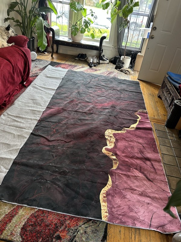 Modern Luxury Burgundy Rugs gallery