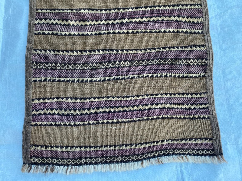 2x10 ft Afghan Handwoven Turkmen Runner Tribal Hallway Entryway Antique Wool Rug gallery