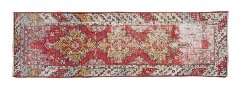 2'7 X 8'10 feet Runner Rug,Turkish Runner,Vintage Runner,Oushak Rug,Floor Rug gallery