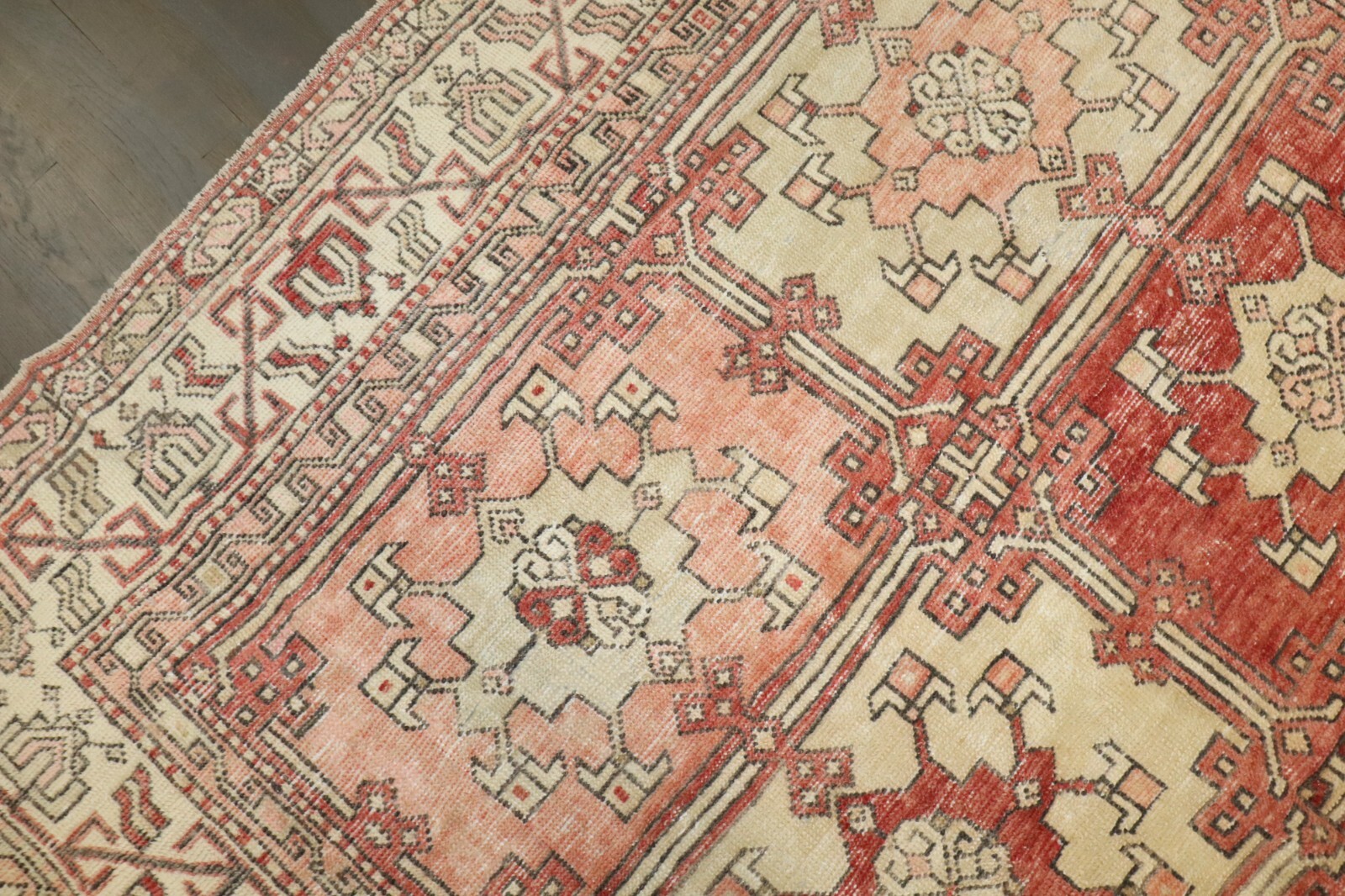 Antique Gorgeous Turkish Oushak Ushak Rug 6'x8' gallery