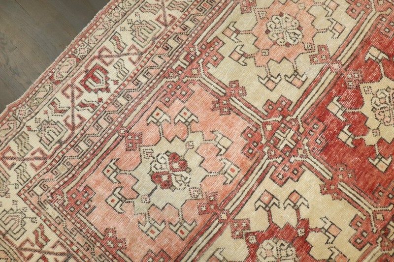 Antique Gorgeous Turkish Oushak Ushak Rug 6'x8' gallery