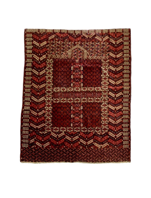 Rug Tribal Carpet Afghan Turkmen Oriental Antique Colourful Decor gallery