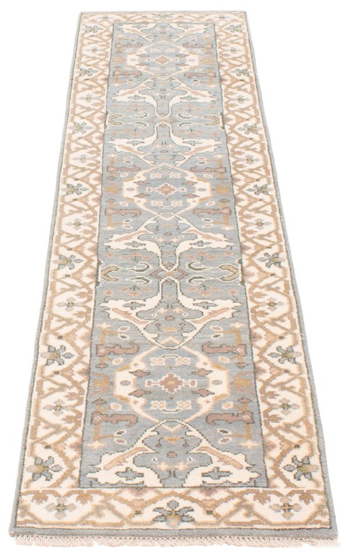 2'8" x 10'1" Vintage Hand-knotted Runner Rug Traditional Oriental Wool Carpet gallery
