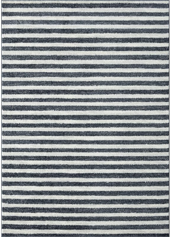 Moroccan Area Rugs Dark-Gray Striped Modern Living Room Carpet Large Carpet gallery
