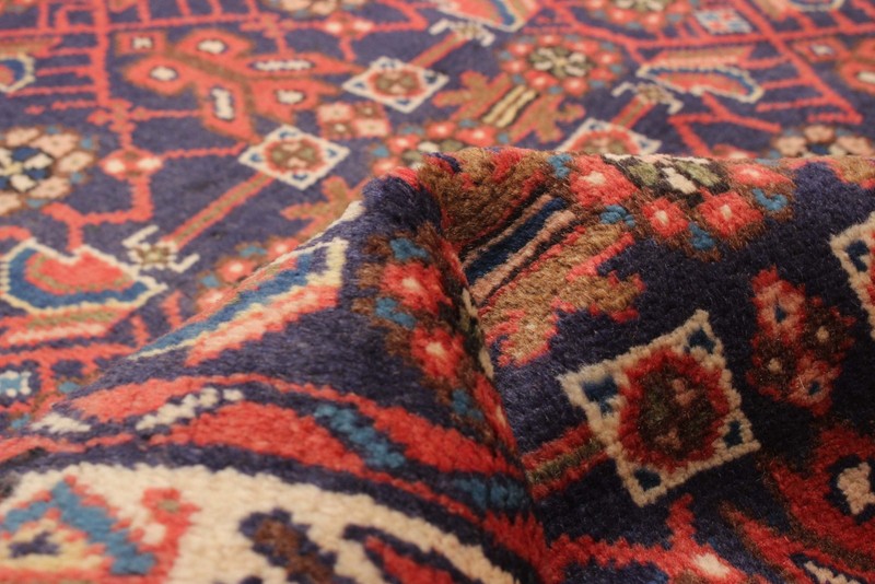 3'7" x 9'6" Vintage Hand-knotted Runner Rug Traditional Oriental Wool Carpet gallery