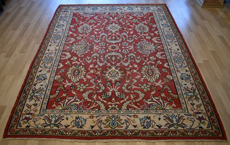 Gorgeous Mid 2Oth Century Ottoman Design E. European Sharkoy Kilim Free Shipping gallery
