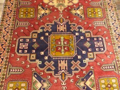 5’x10′ Authentic Fine handmade wool Azerbaijani Herizz Ardebil area rug runner