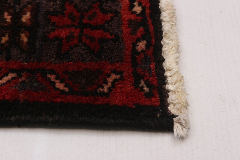 3'5" x 9'11" Vintage Hand-knotted Runner Rug Traditional Oriental Wool Carpet gallery