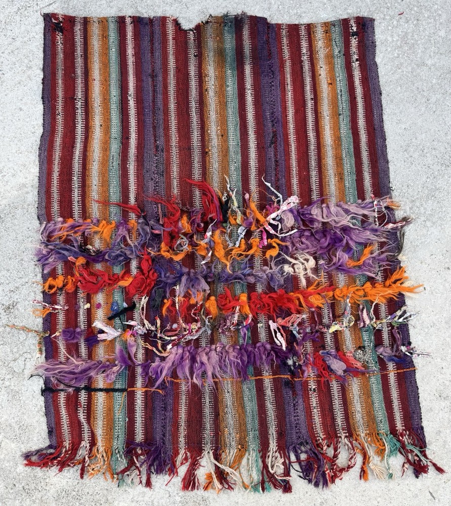 Shamanic Kilim Textile From Konya Cihanbeyli Made by Yörük Nomads - 133cm x 97cm