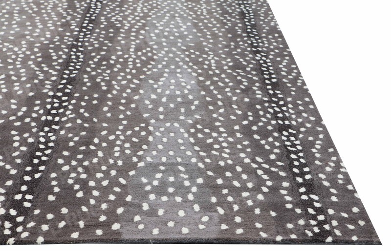 Antelope Chetah Animal Brown Contemporary Handmade Tufted 100% Woolen area rug gallery