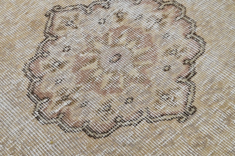 Oushak Turkish Vintage Rug 6x10 Kilim Rug Anatolian Handmade Boho Decor PINK gallery