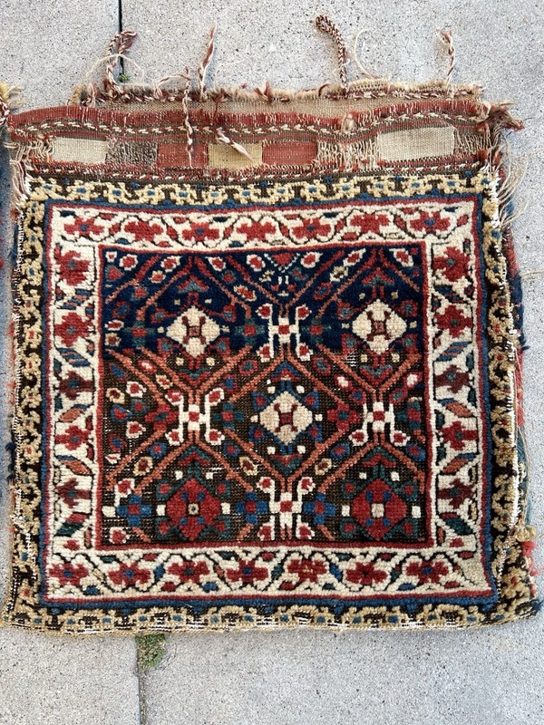 AN EXCEPTIONAL ANTIQUE Rug ARMENIAN CAUCASIAN SHAHSAVAN KHORJIN SADDLE BAG gallery