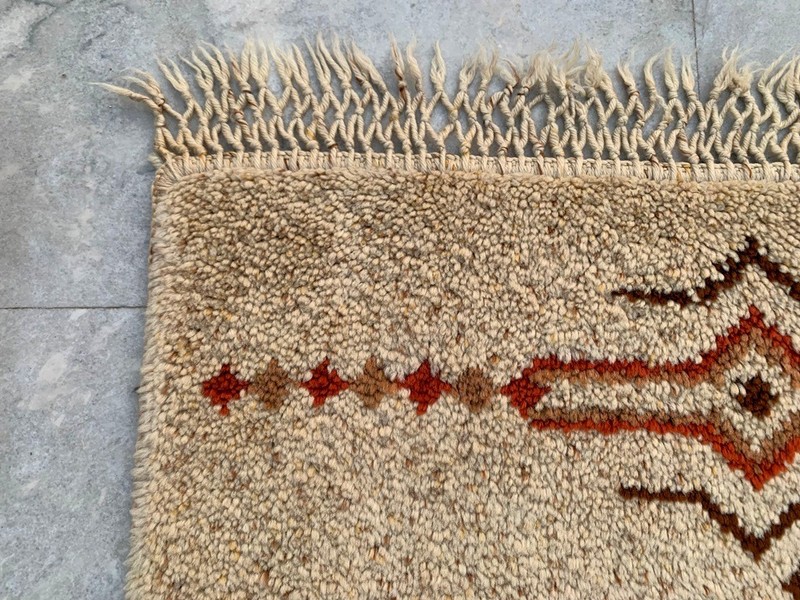 Vintage Mid-Century Scandinavian: Long-Pile Rya Shags, Traditional Rug (2x4 ft.) gallery